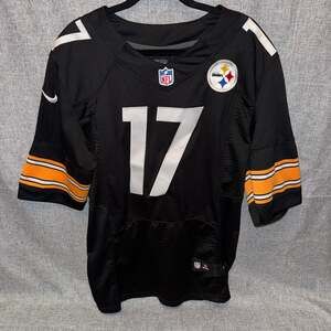 Nike On Field Pittsburgh Steelers Mike Wallace #17 Game Jersey Men's Size 40